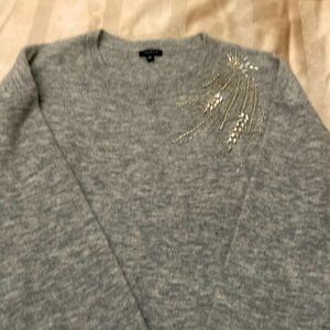 Talbots sweater. 50%acrylic 30nylon 6spandex 5%wool